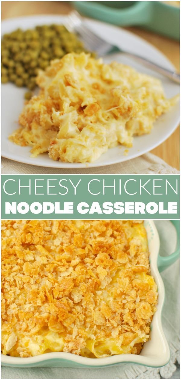 Cheesy Chicken Noodle Casserole