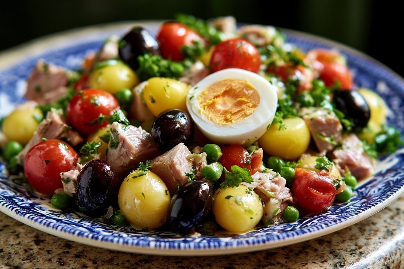 Crispy Niçoise Tuna Salad