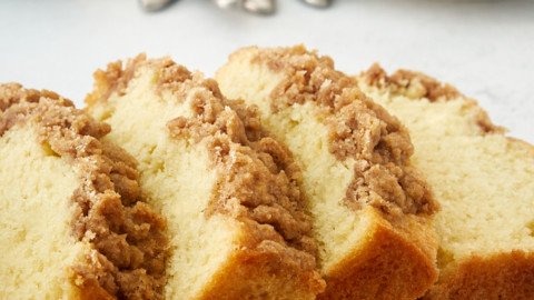 Sour Cream Coffee Cake Loaf