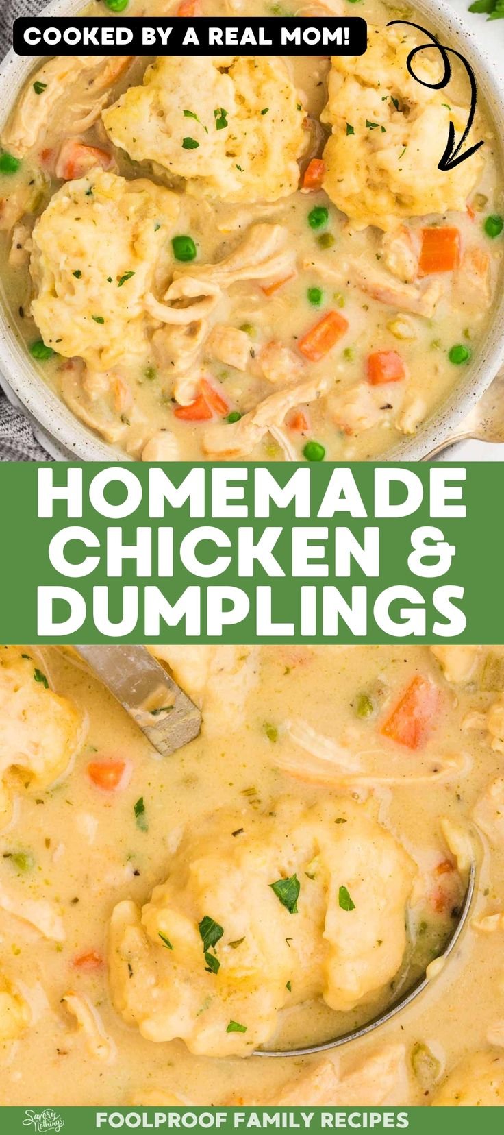 Chicken & Dumplings (Cozy, Creamy & Total Comfort Food!)