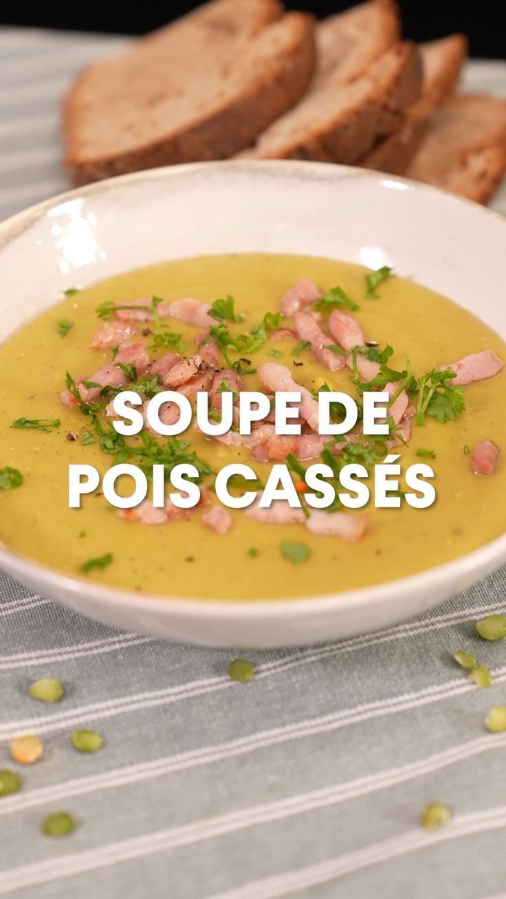 Soupe de pois cassés