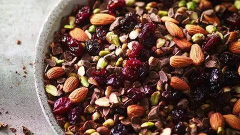 Dark Chocolate-Cherry Trail Mix for Anti-Inflammation