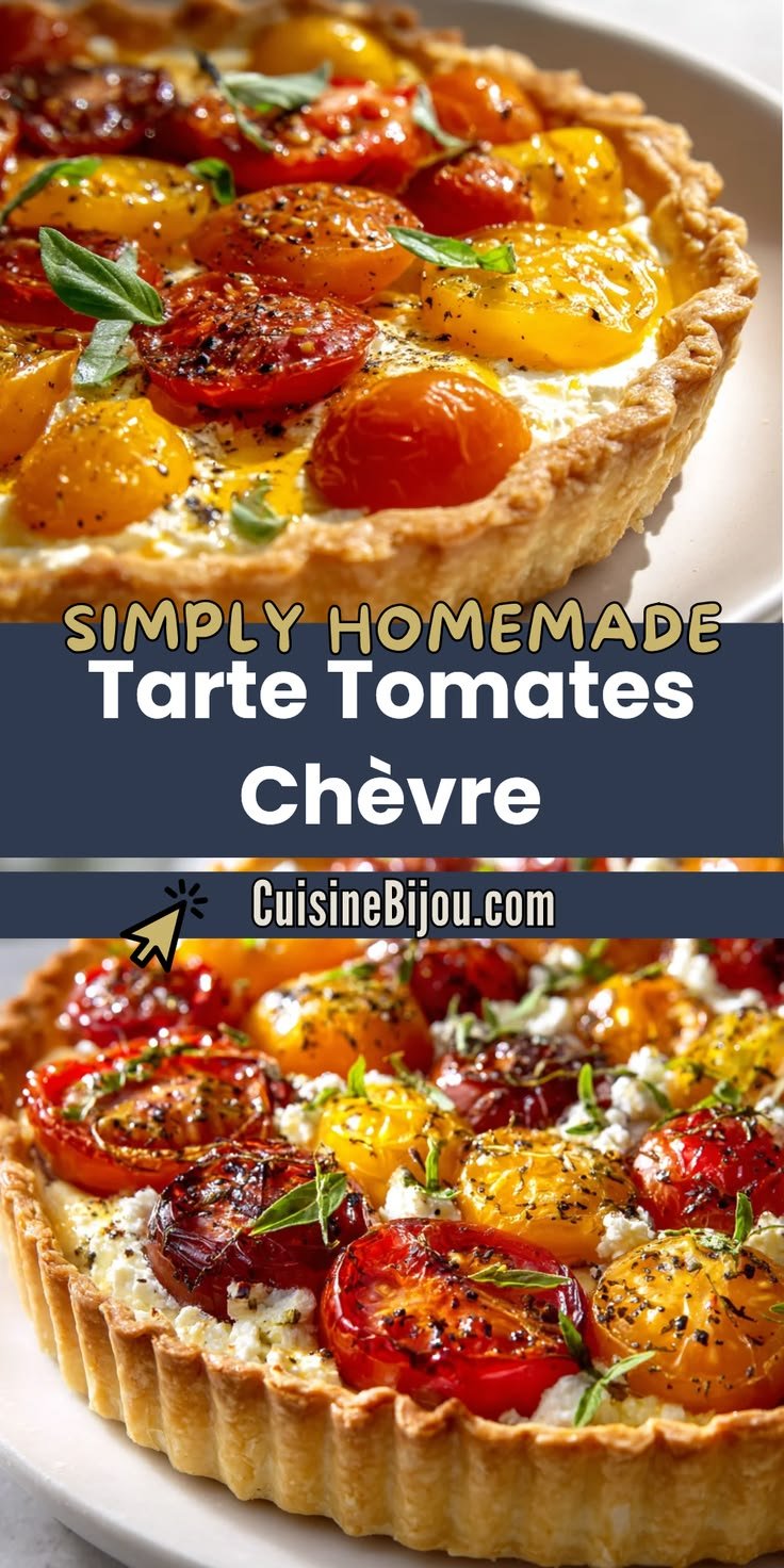 Cette Tarte Aux Tomates Chèvre Est Incroyable