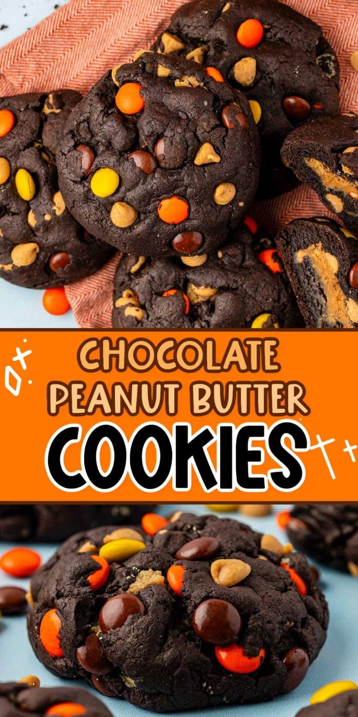 Easy Chocolate Peanut Butter Cookies