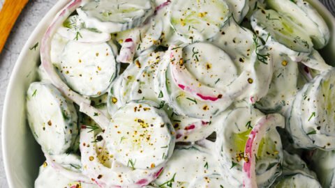 Creamy Cucumber Salad