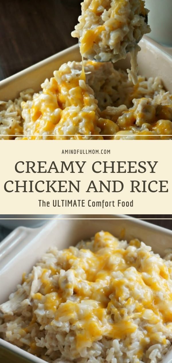 Creamy Cheesy Chicken and Rice: The ULTIMATE Comfort Food