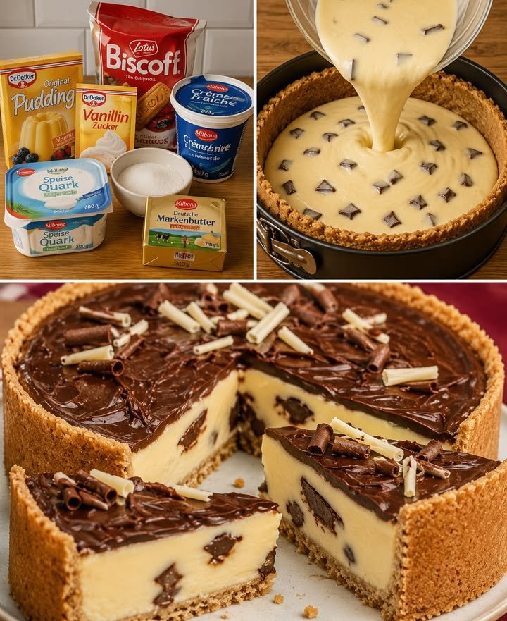 Kinderriegel Käsekuchen mit Vanillepudding ohne Backen