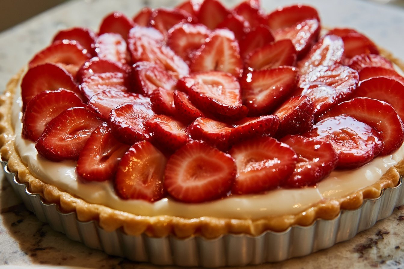 Cozy French Strawberry Tart