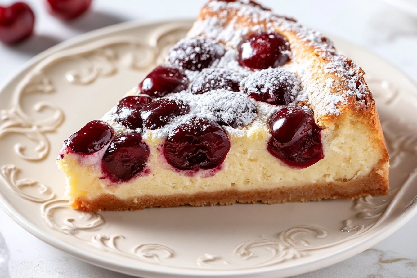 Creamy Cherry Clafoutis Revisited