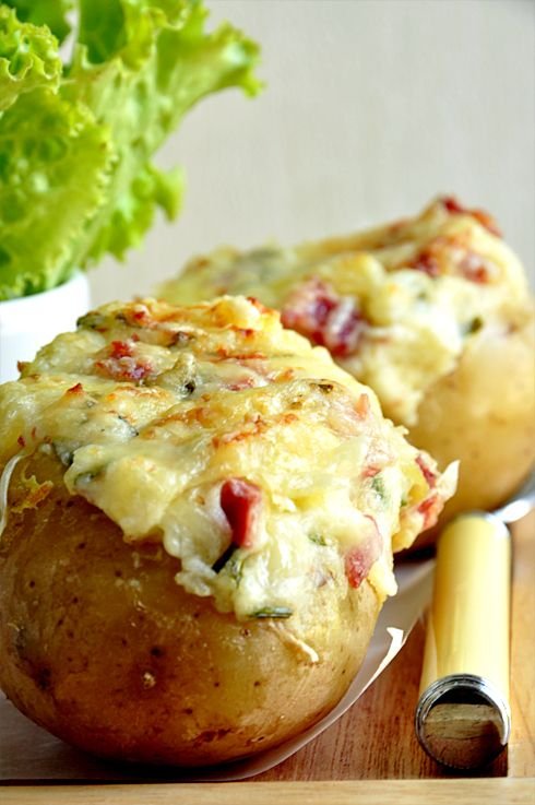 Pommes de terre au four gratinées au comté - recette facile - la cuisine de Nathalie - La cuisine de Nathalie
