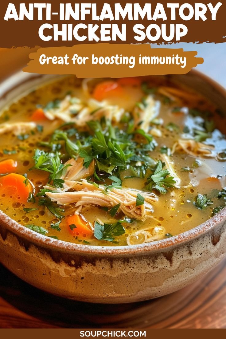 Anti-Inflammatory Chicken Soup: Nourishment with Every Sip