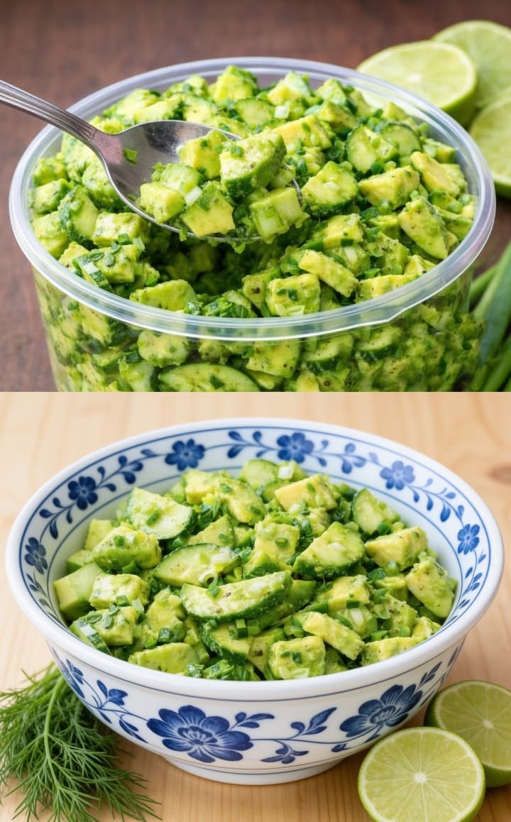 5-Minuten Avocado-Gurken-Salat