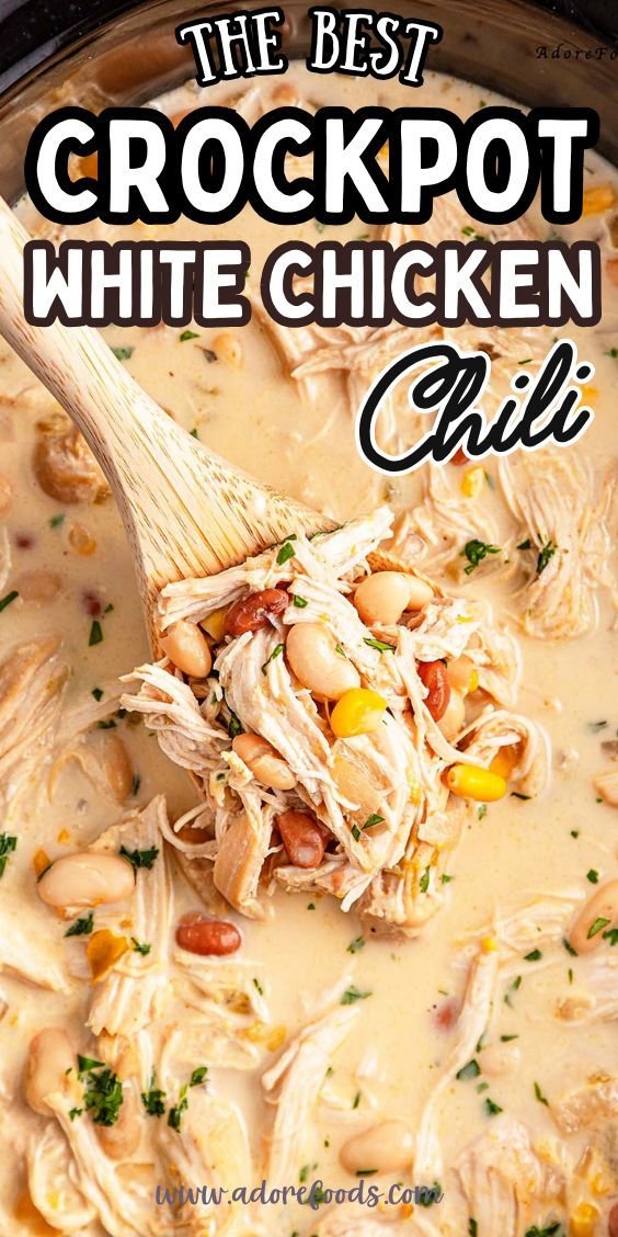 Slow Cooker White Chicken Chili