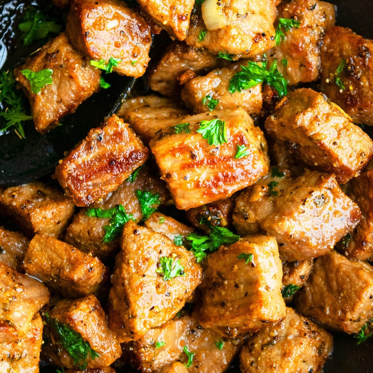 One Pot Garlic Butter Steak Bites