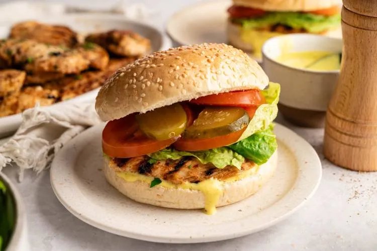 Copycat Chick fil A Grilled Chicken Sandwich