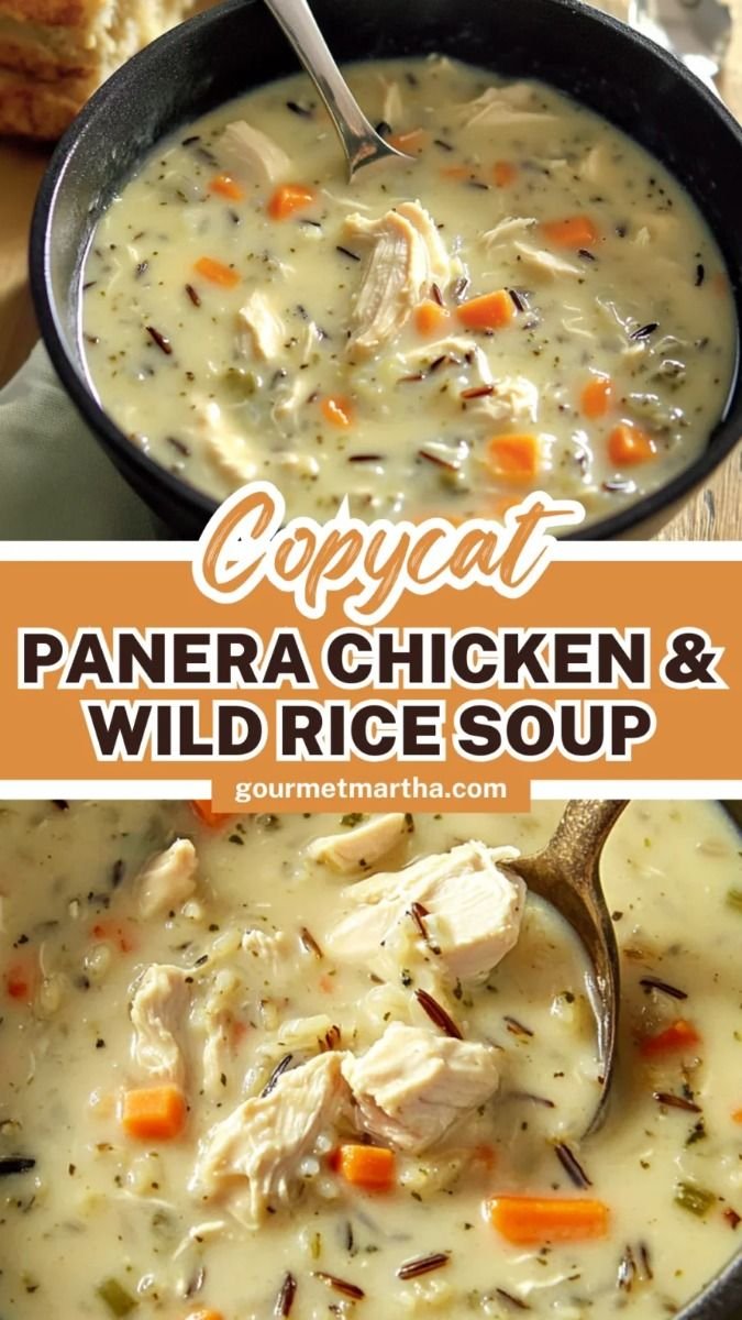 Copycat Panera Chicken & Wild Rice Soup