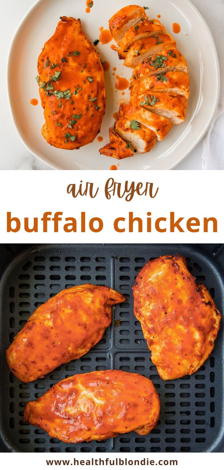 Air Fried Buffalo Chicken (Easy & Healthy Recipe)