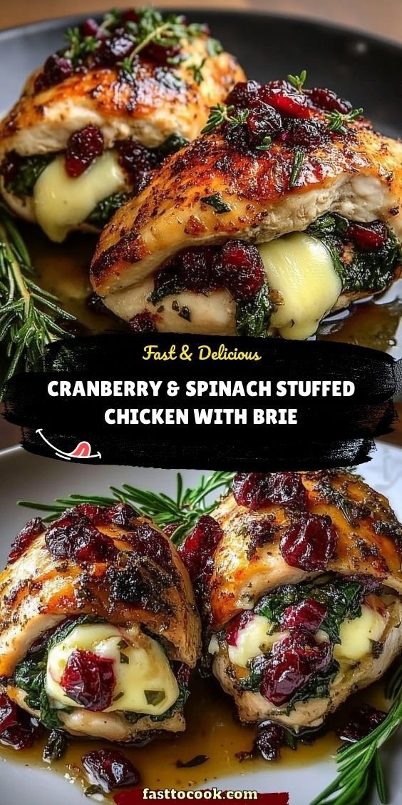 Chicken Cranberry Wellington with Brie