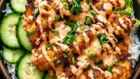 Savor Every Bite of This Bang Bang Chicken Bowl Delight