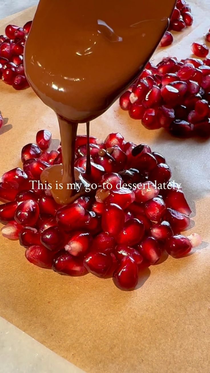 Pomegranate Chocolate Crunch Bites