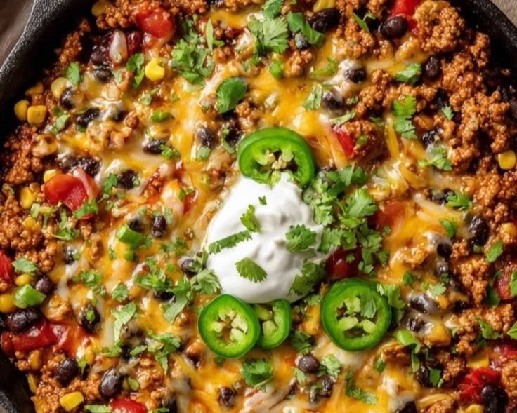 Easy 30-Minute Ground Turkey Taco Skillet