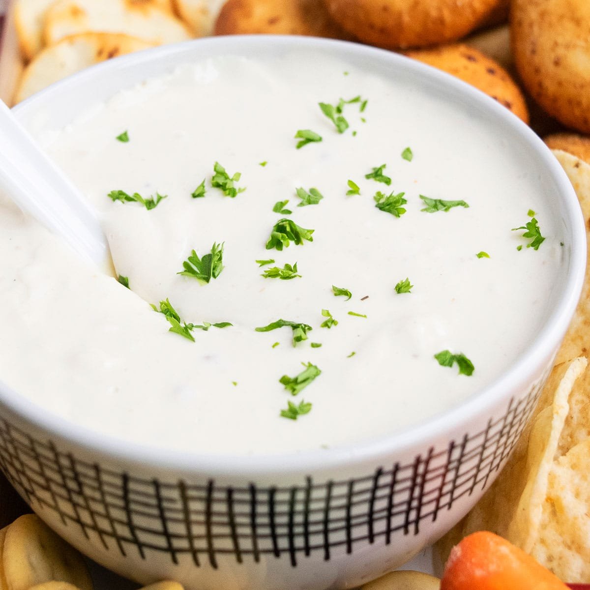 One Bowl Veggie Dip