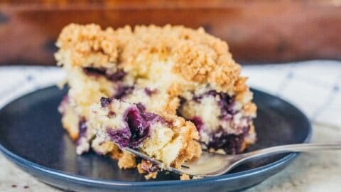 Sour Cream Blueberry Coffee Cake