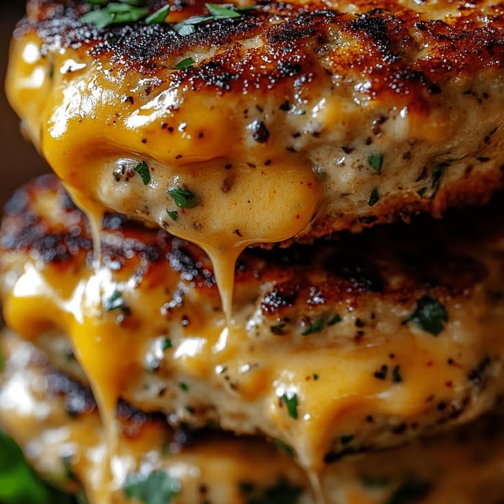 Cheddar Ranch Chicken Burgers - Naomi's Recipes