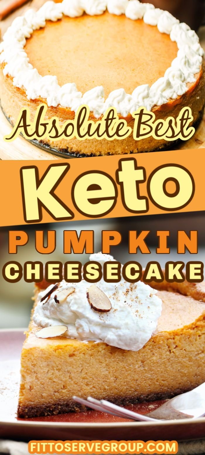 Keto Pumpkin Cheesecake Pie