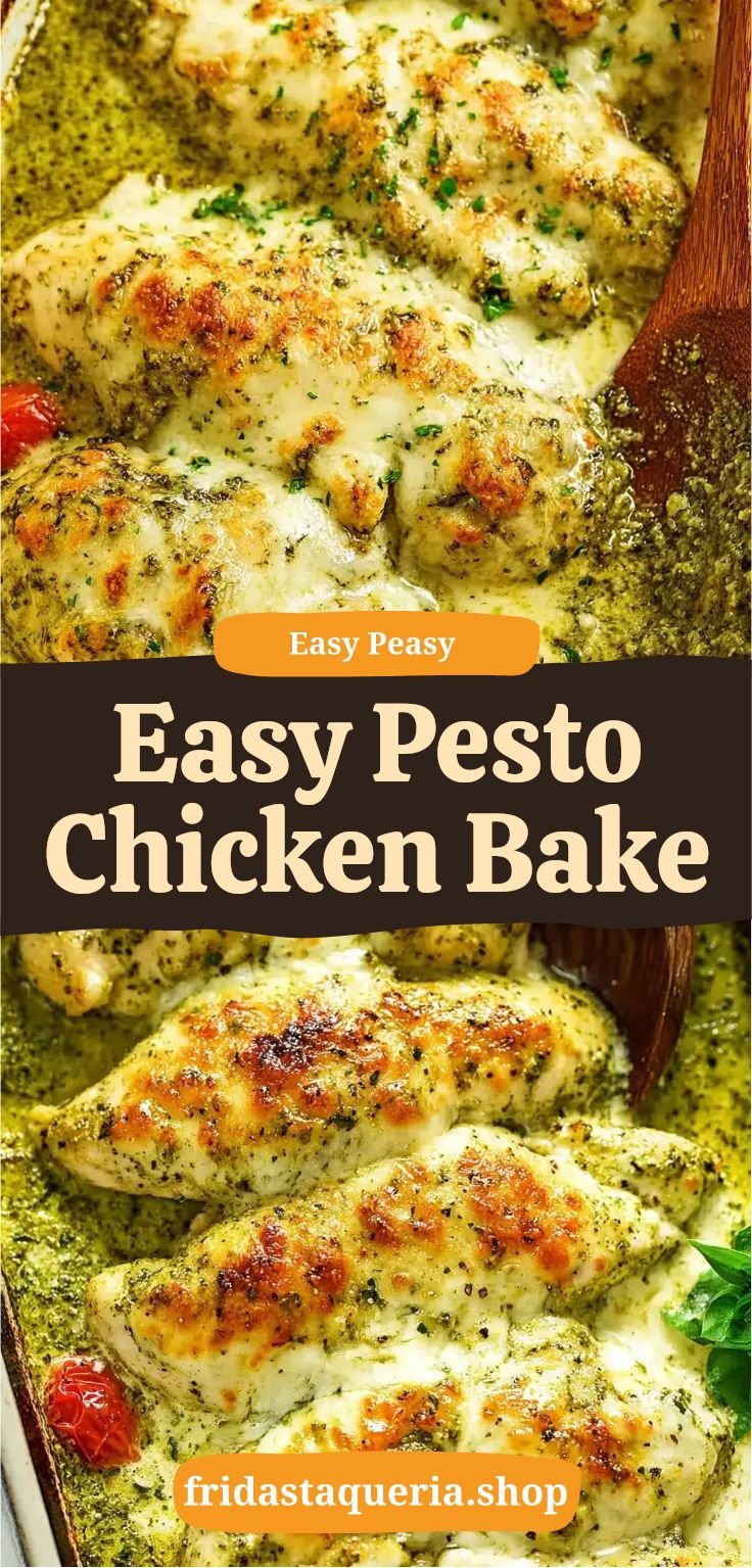 Easy Pesto Chicken Bake