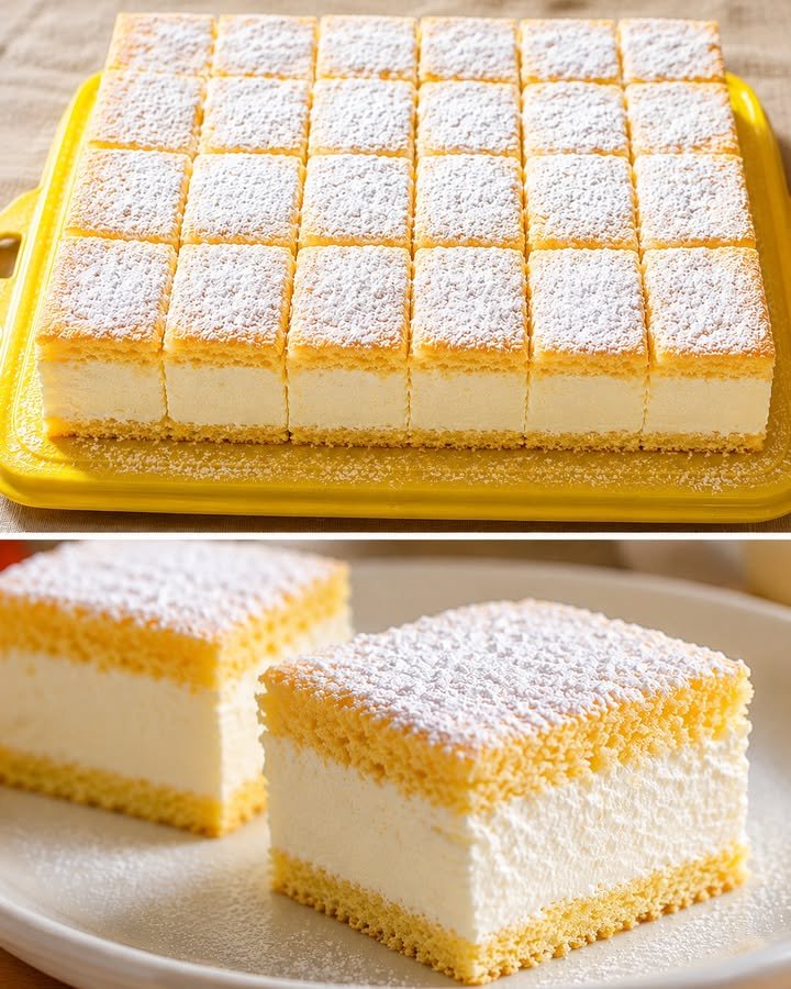 Leckere Zitronenschnitten mit Mascarpone