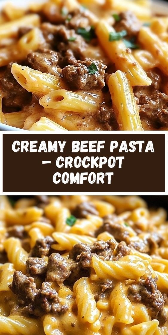 Creamy Beef Pasta Crockpot Recipe – Comfort Food Made Easy