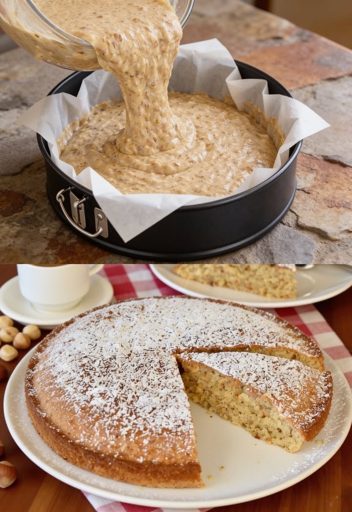 Blitzkuchen mit Mandeln