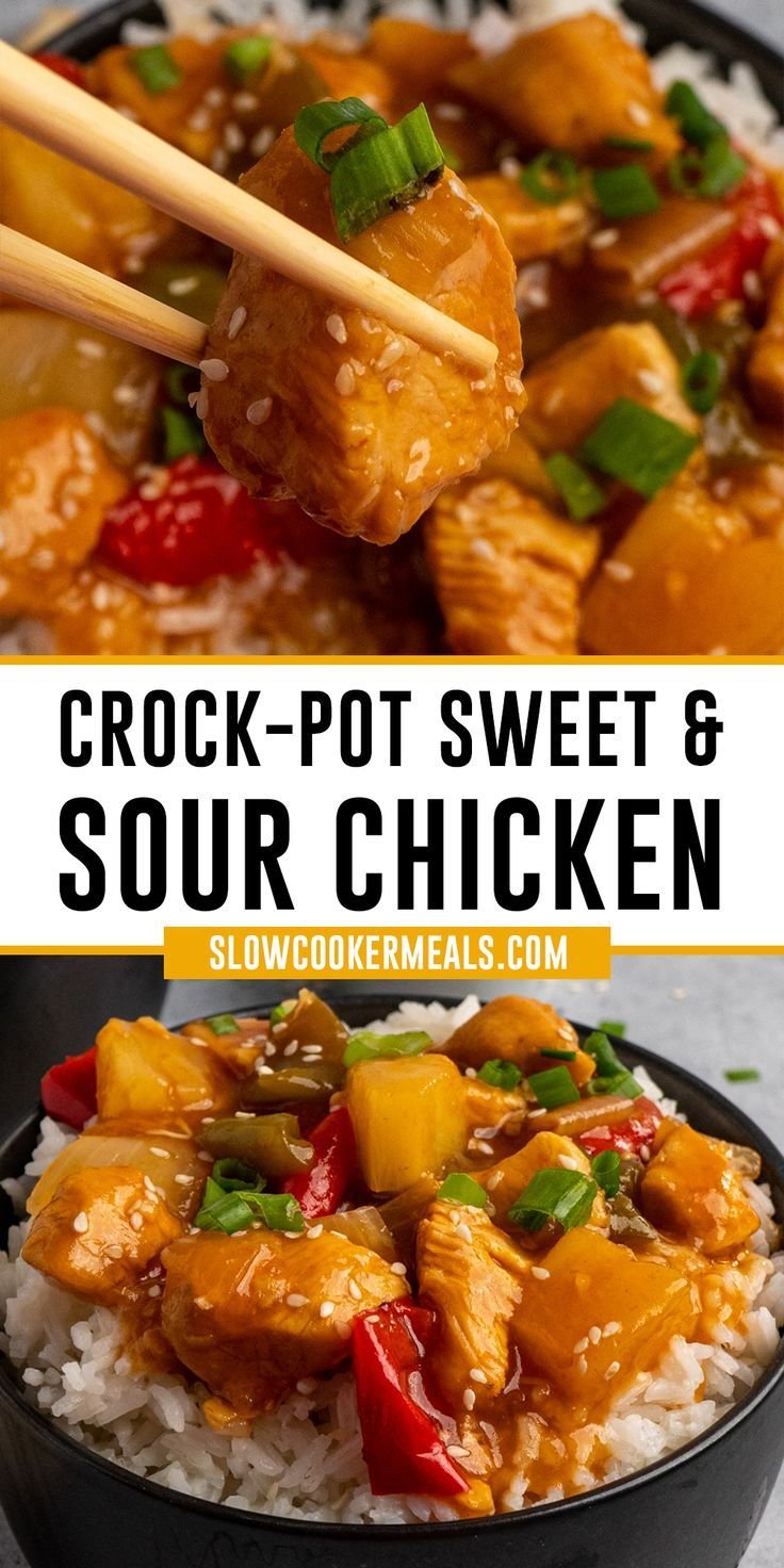 Crock-Pot Sweet and Sour Chicken