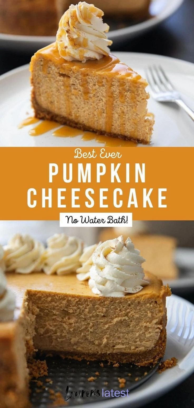 Creamy Pumpkin Cheesecake with Cinnamon