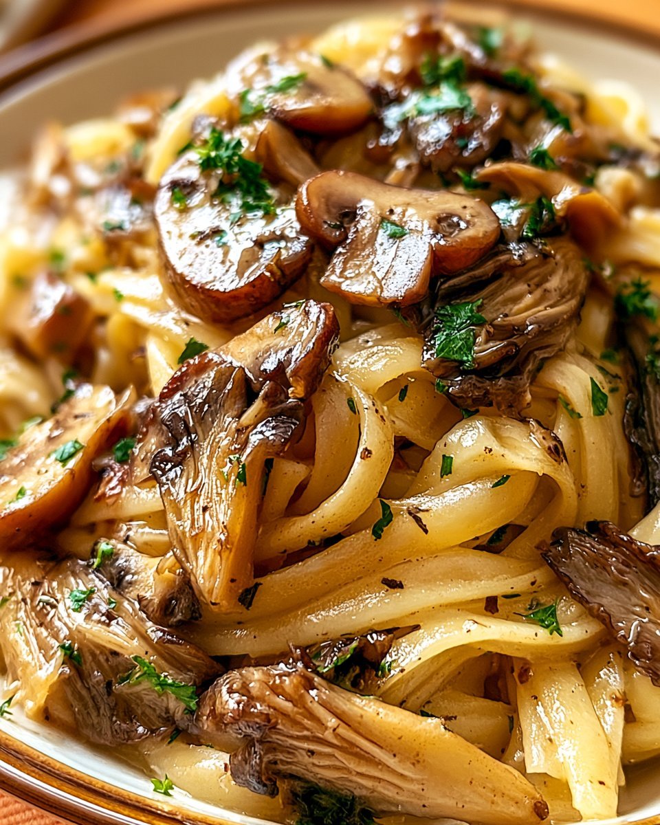 Oyster Mushroom Pasta