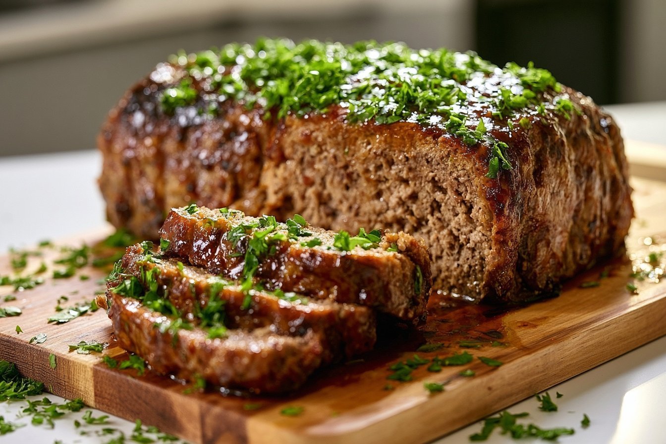 Traditional German Meatloaf (Hackbraten)