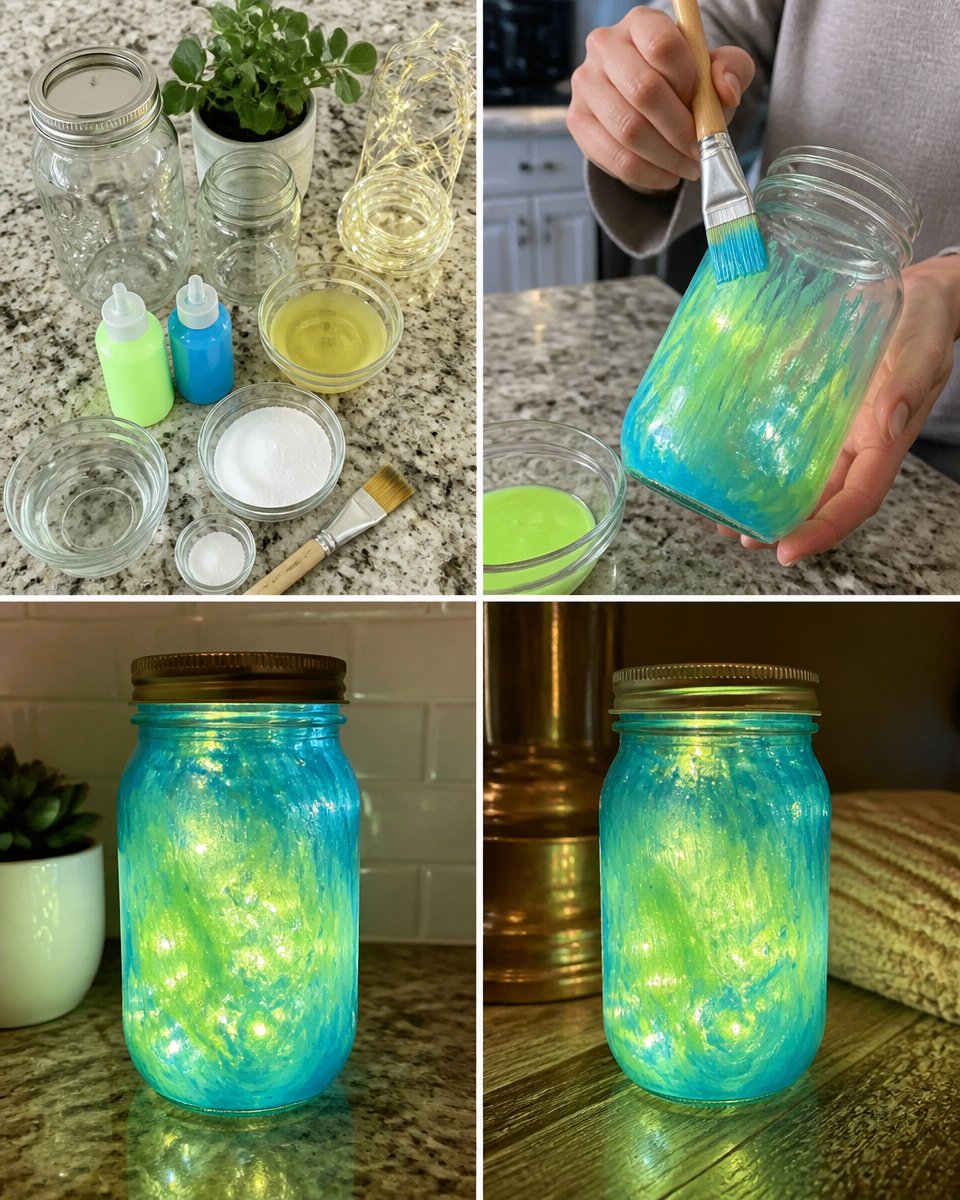 Glow-in-the-Dark Firework Jar