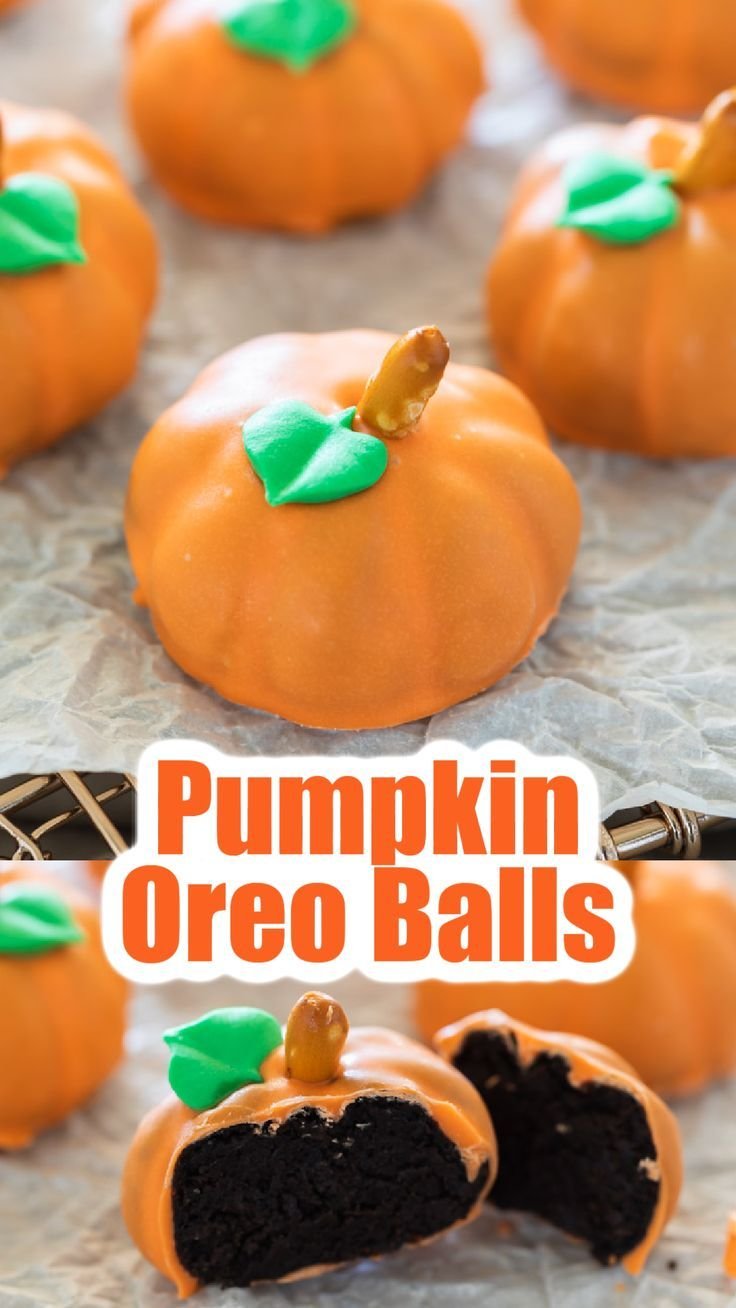 Pumpkin Oreo Balls