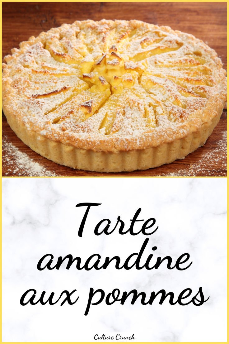 Tarte amandine aux pommes : la recette facile