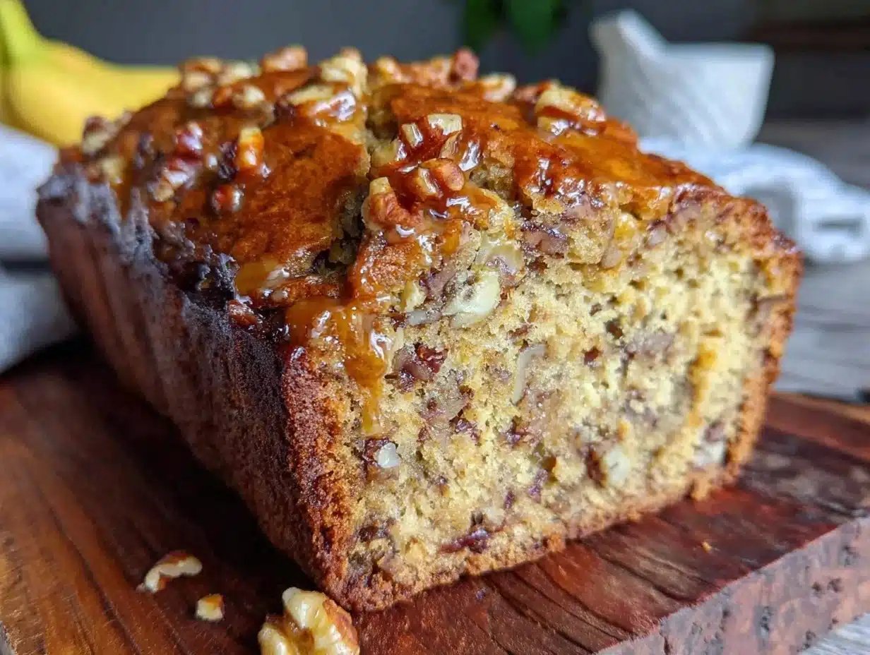 Easy One-Bowl Brown Butter Banana Bread Recipe with Walnuts for Perfect Moistness