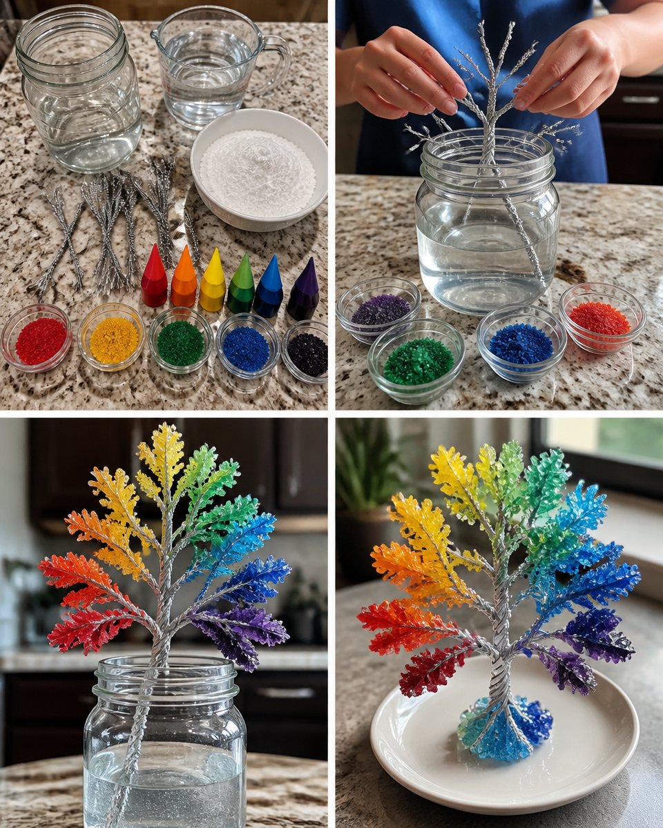 Rainbow Crystal Love Tree
