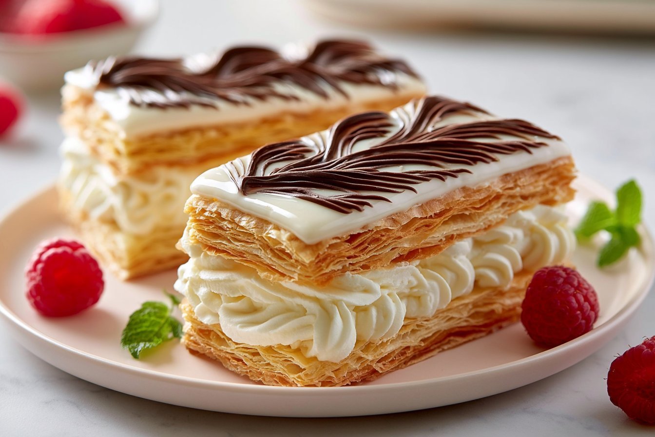 Crispy Mille-Feuille Napoleon Pastry
